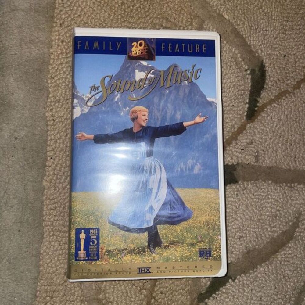 VHS The Sound‎ of Music Family Feature  Clamshell Case